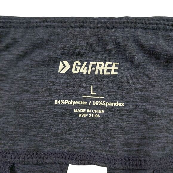 G4Free Wide Leg Pants Womens Large Navy Soft Fabric Comfort Activewear Yoga - Picture 8 of 11